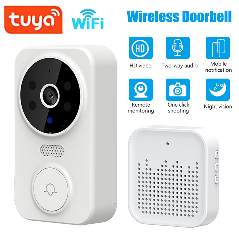 Smart Home Video Doorbell Enhanced Security With Smart Doorbell - WiFi Smart Video Doorbell Camera Night