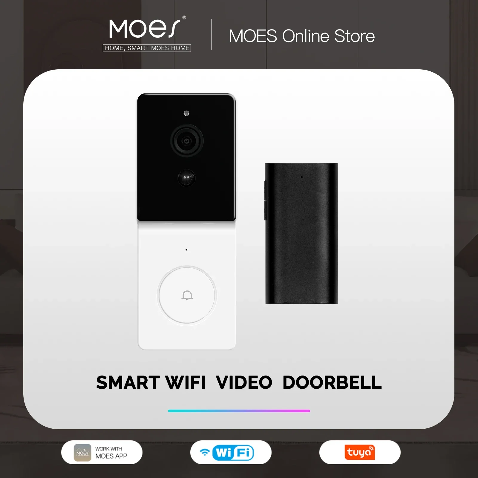 Smart Home Video Doorbell Enhanced Security With Smart Doorbell - MOES Tuya Smart WiFi Video Doorbell