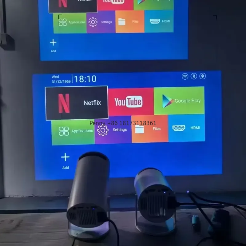 Smart Home Miniature - Latest HY300 Pro Smart Projector Auto