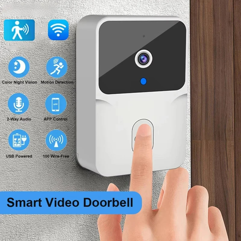 Smart Home Video Doorbell Enhanced Security With Smart Doorbell - Smart Home WiFi Video Doorbell Wireless