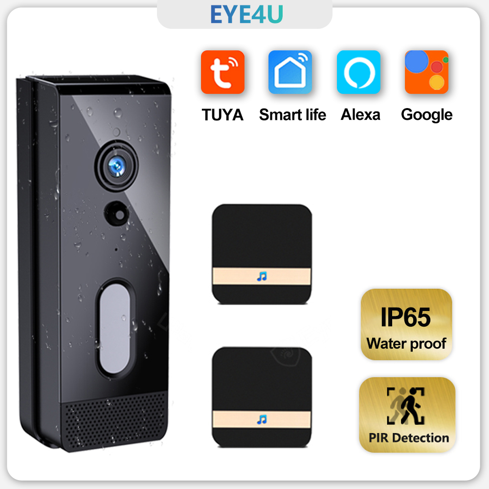 Smart Home Video Doorbell Enhanced Security With Smart Doorbell - Tuya Smart Home Doorbell Camera Waterproof