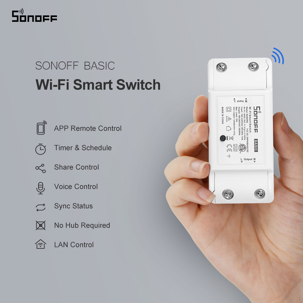 Itead SONOFF Basic R2 Mini DIY - Smart Home Miniature recension och pris