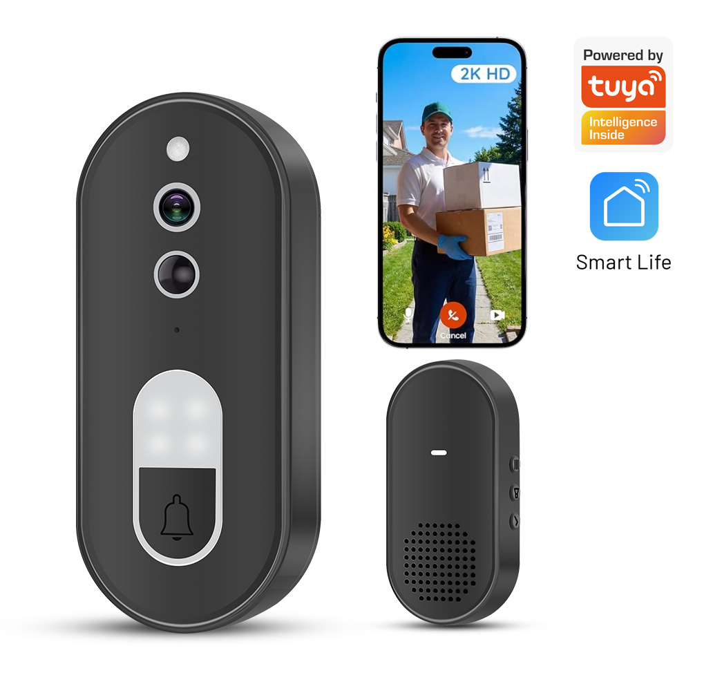 Tuya 1080P HD Wireless WiFi Vi - Smart Home Video Doorbell Enhanced Security With Smart Doorbell recension och pris