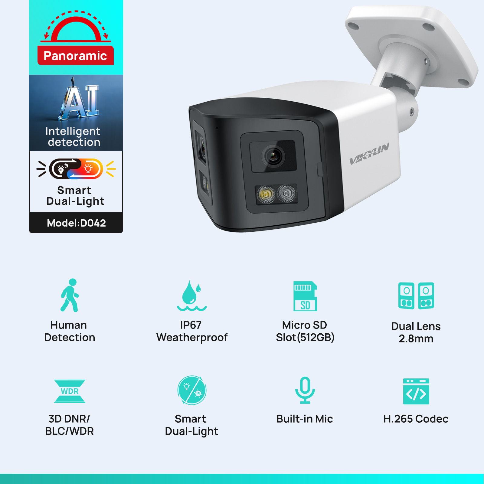 VIKYLIN 170° Panoramic Securit - Smart Home X10 recension och pris