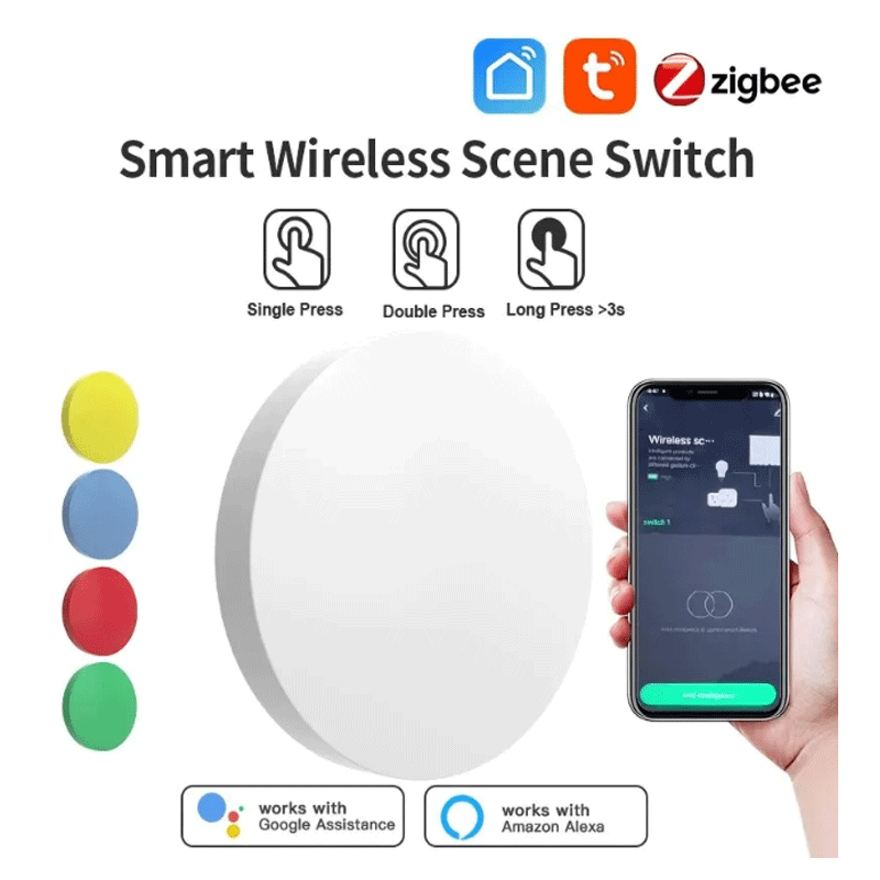 Tuya ZigBee Smart Wireless But - Smart Home Google Assistant recension och pris