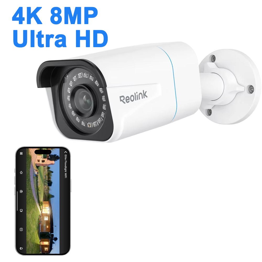 REOLINK 4K 8MP PoE IP Security - Smart Home X10 recension och pris