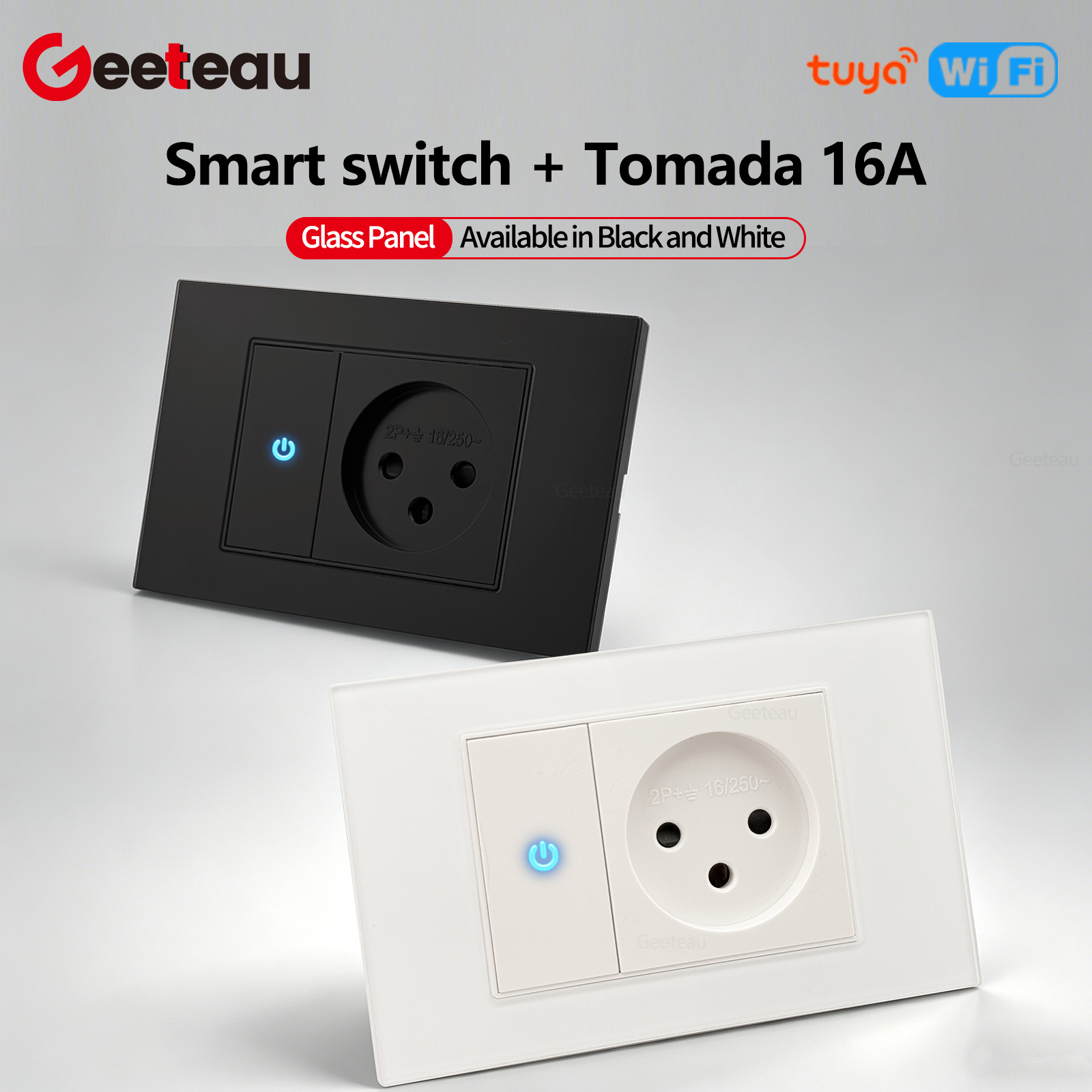Geeteau Israel Palestine 16A S - Smart Wall Socket recension och pris