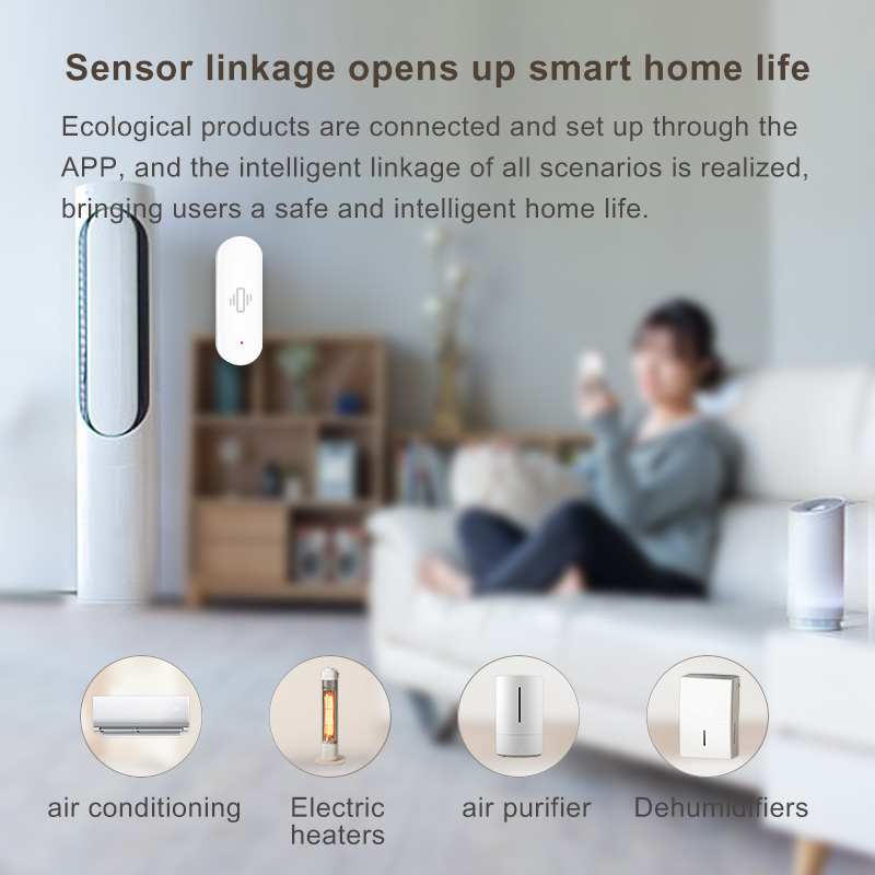 Tuya WiFi Vibration Sensor, Se - Smart Home Features recension och pris