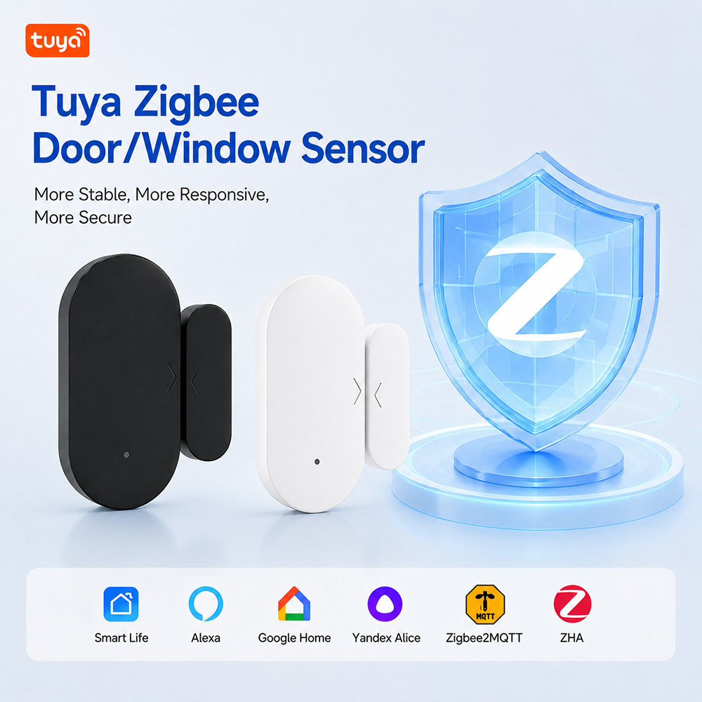Tuya Zigbee 3.0 Mini Door Wind - Smart Home Miniature recension och pris