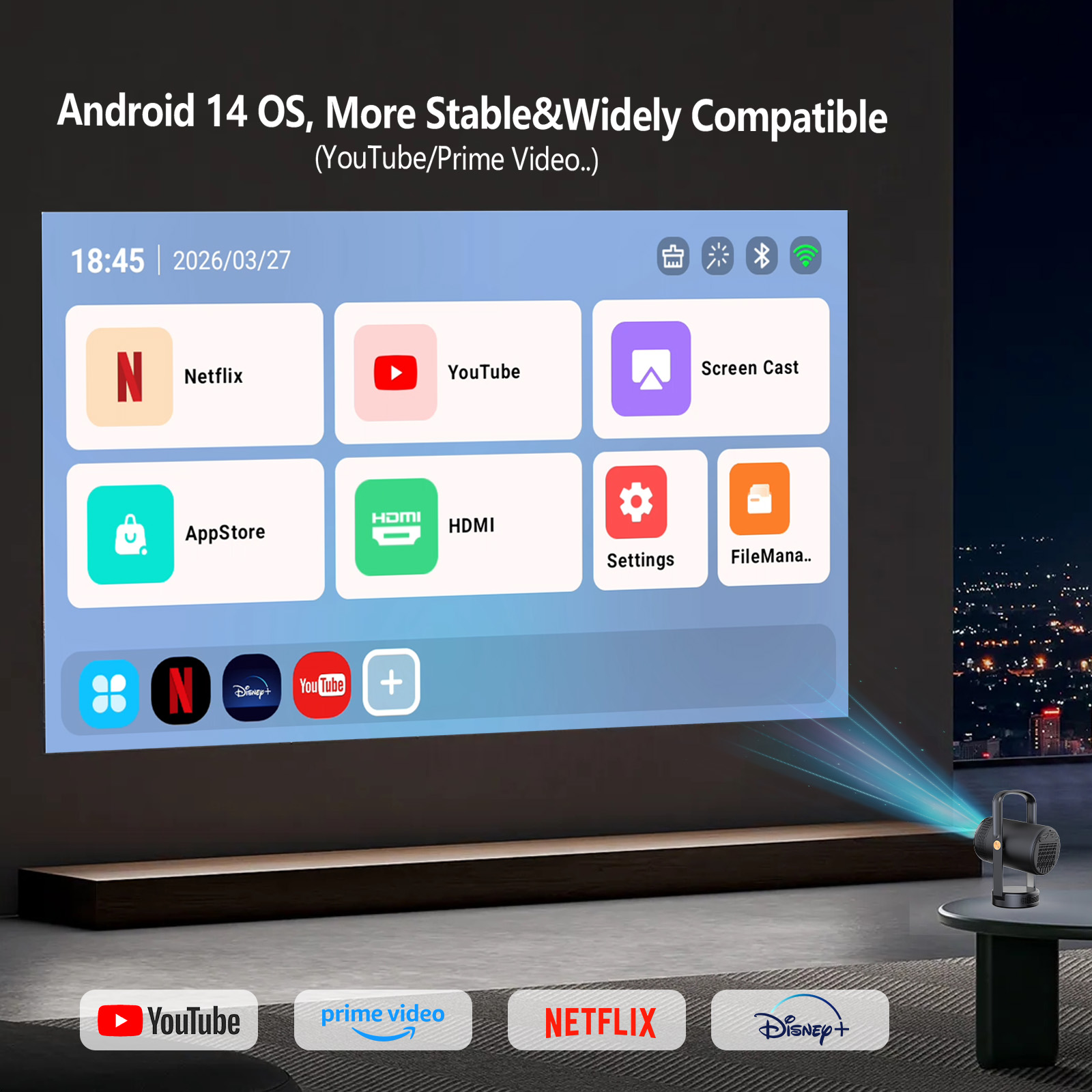 2026 New Smart Portable Projec - Smart Home X10 recension och pris