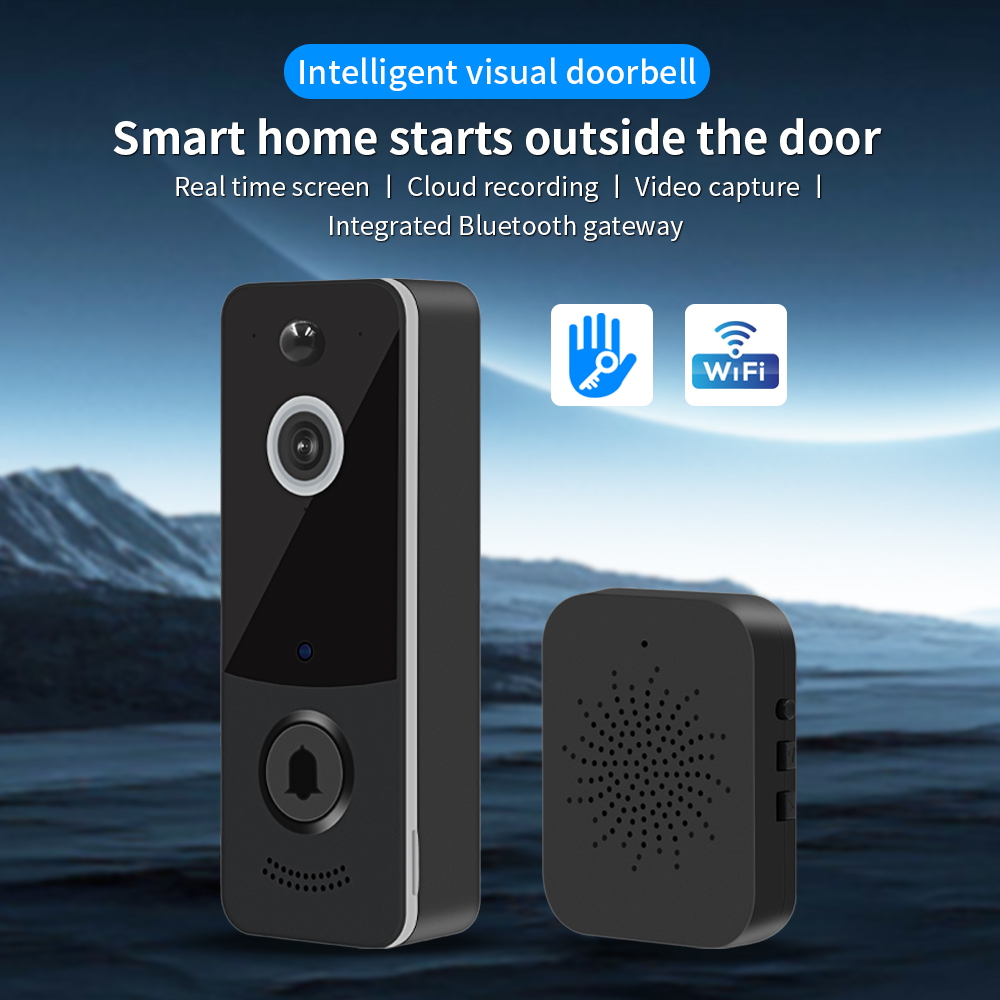 1080P WIFI Video Doorbell TTLO - Smart Home Video Doorbell Enhanced Security With Smart Doorbell recension och pris
