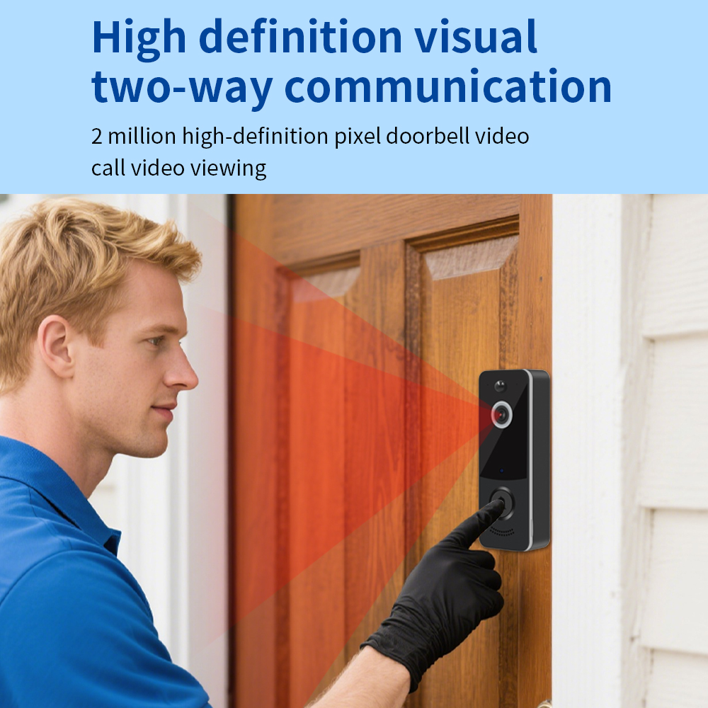 1080P WIFI Video Doorbell TTLO - Smart Home Video Doorbell Enhanced Security With Smart Doorbell recension och pris