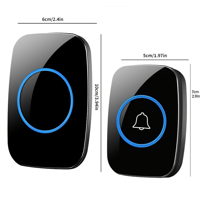 EU Plug Wireless Doorbell 300M - Smart Wall Socket recension och pris