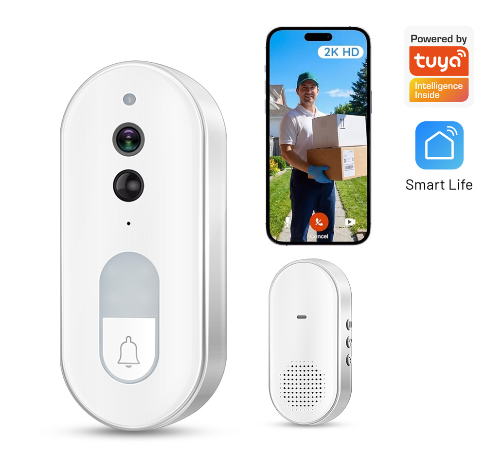 Tuya Smart Video Doorbell Wire - Smart Home Video Doorbell Enhanced Security With Smart Doorbell recension och pris