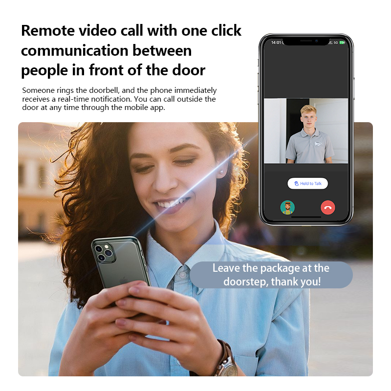 Smart Video Doorbell Camera, W - Smart Home Video Doorbell Enhanced Security With Smart Doorbell recension och pris