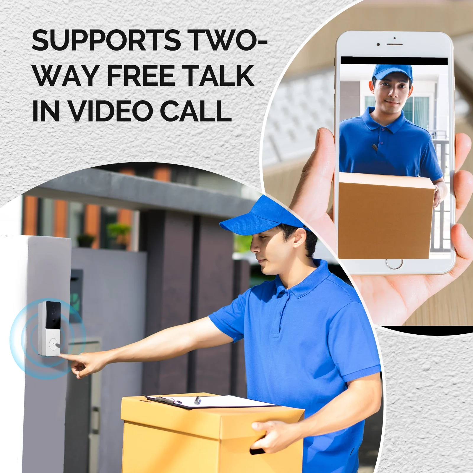 MOES Tuya Smart WiFi Video Doo - Smart Home Video Doorbell Enhanced Security With Smart Doorbell recension och pris