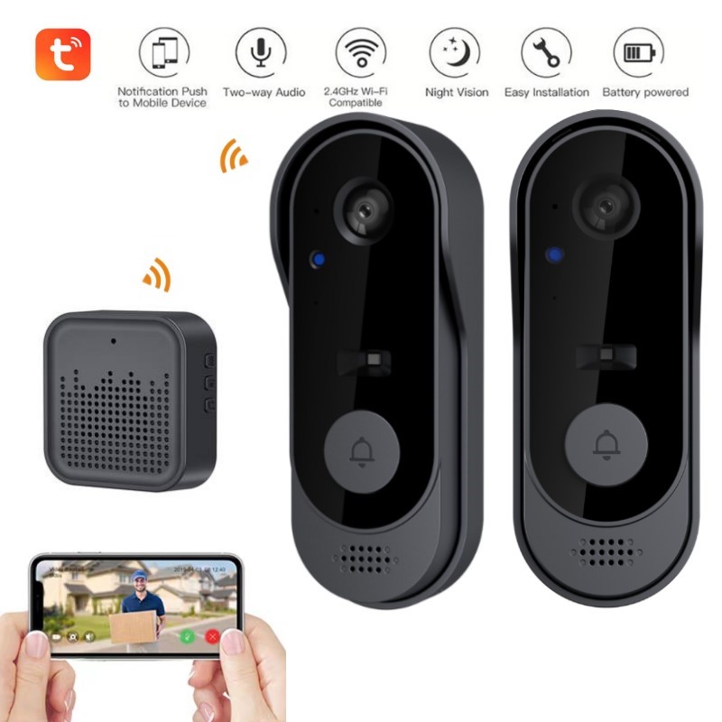 Tuya WIFI Camera Doorbell HD V - Smart Home Video Doorbell Enhanced Security With Smart Doorbell recension och pris