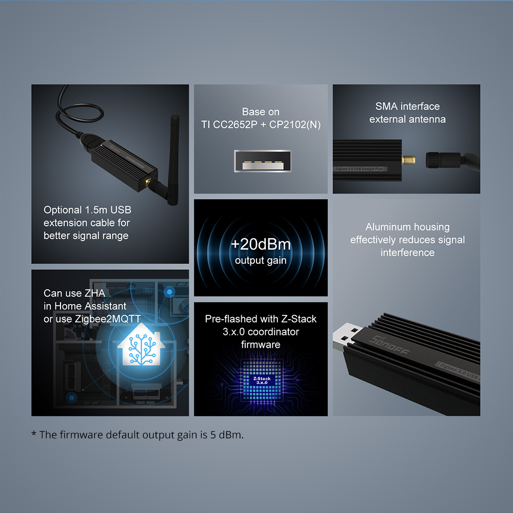SONOFF zigbee gateway 3.0 ZBDo - Smart Home Gira recension och pris