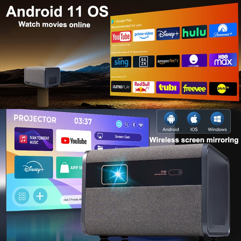 Huaweishi-J10 LED Projector, 1 - Smart Home X10 recension och pris