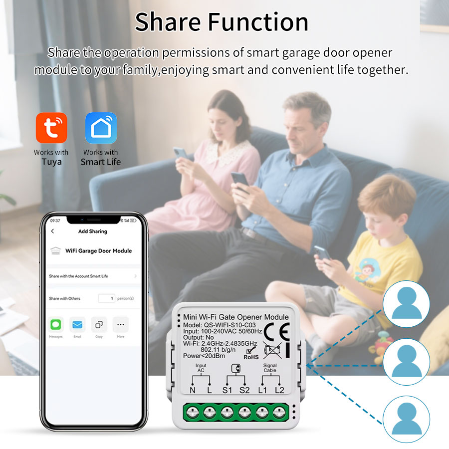 Tuya Smart WiFi or Zigbee Gara - Smart Home Solution recension och pris