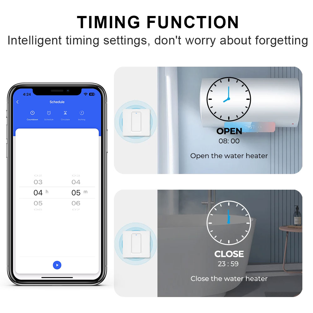 Smart Water Heater Switch/WiFi - Smart Home Solution recension och pris