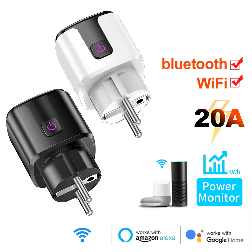 Smart 20A EU Plug WiFi+Bluetoo - Smart Wall Socket recension och pris