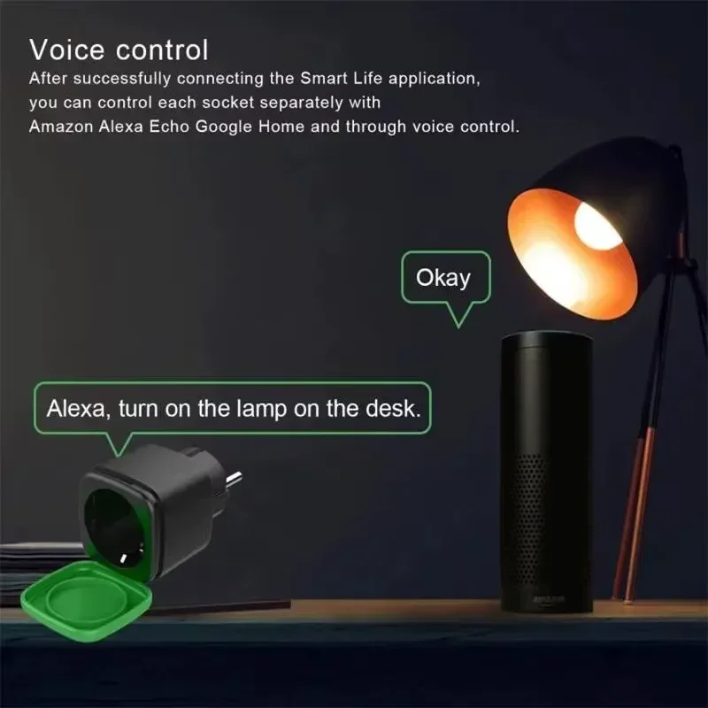 Tuya EU 16A WiFi Smart Waterpr - Smart Home Google Assistant recension och pris