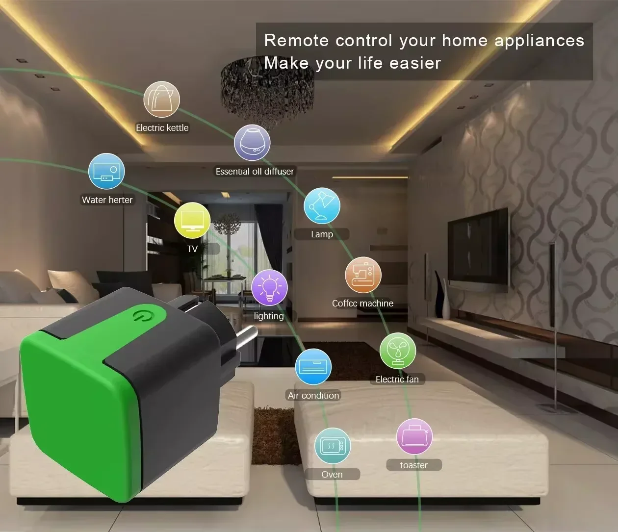 Tuya EU 16A WiFi Smart Waterpr - Smart Home Google Assistant recension och pris