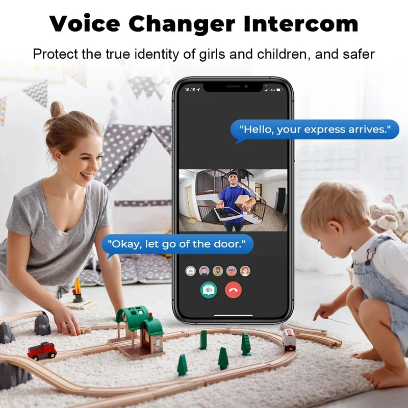 Smart Home WiFi Video Doorbell - Smart Home Video Doorbell Enhanced Security With Smart Doorbell recension och pris