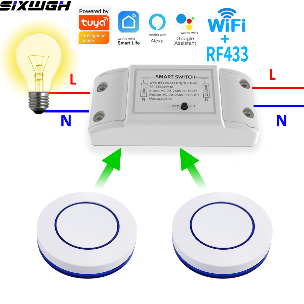 16A WiFi Tuya Smart Switch Wir - Smart Home Solution recension och pris