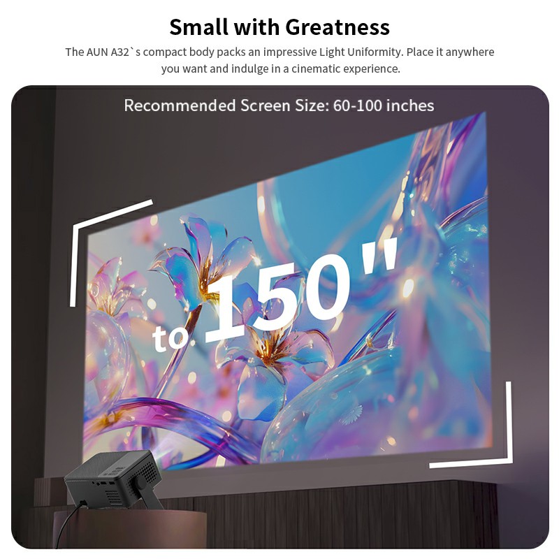 AUN A32 Pro Android Projector  - Smart Home X10 recension och pris