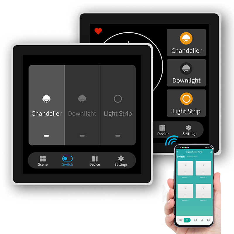 FUERS 4 Inch Touch Screen Mult - Smart Home Features recension och pris