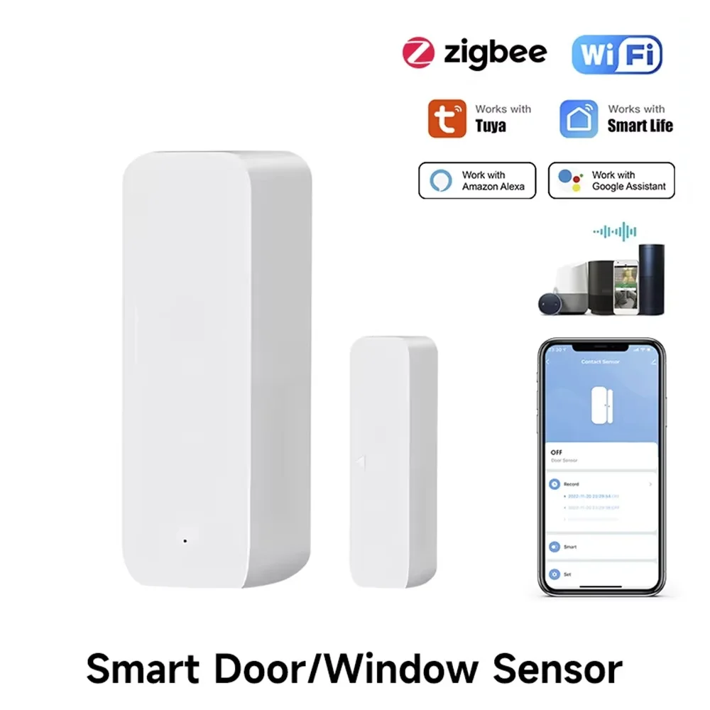 Tuya Zigbee/WiFi Magnetic Door - Smart Home Gateway recension och pris