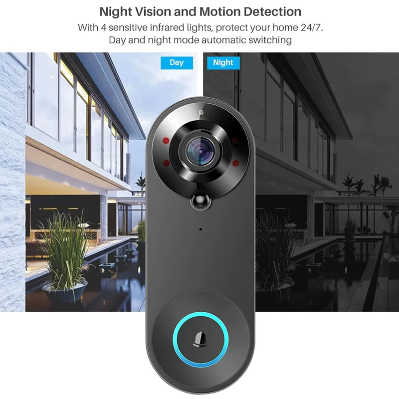 Tuya Video Doorbell Camera 108 - Smart Home Video Doorbell Enhanced Security With Smart Doorbell recension och pris