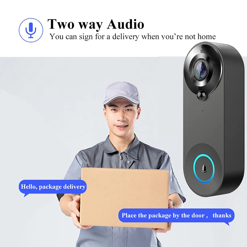 Tuya Video Doorbell Camera 108 - Smart Home Video Doorbell Enhanced Security With Smart Doorbell recension och pris