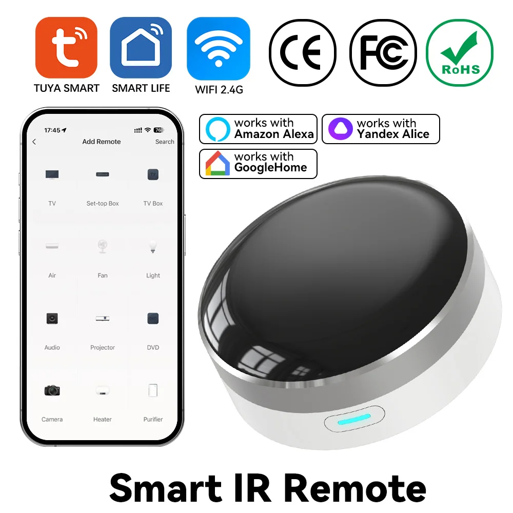 YFK WiFi Smart IR Blaster Univ - Smart Home Hub Ikea recension och pris