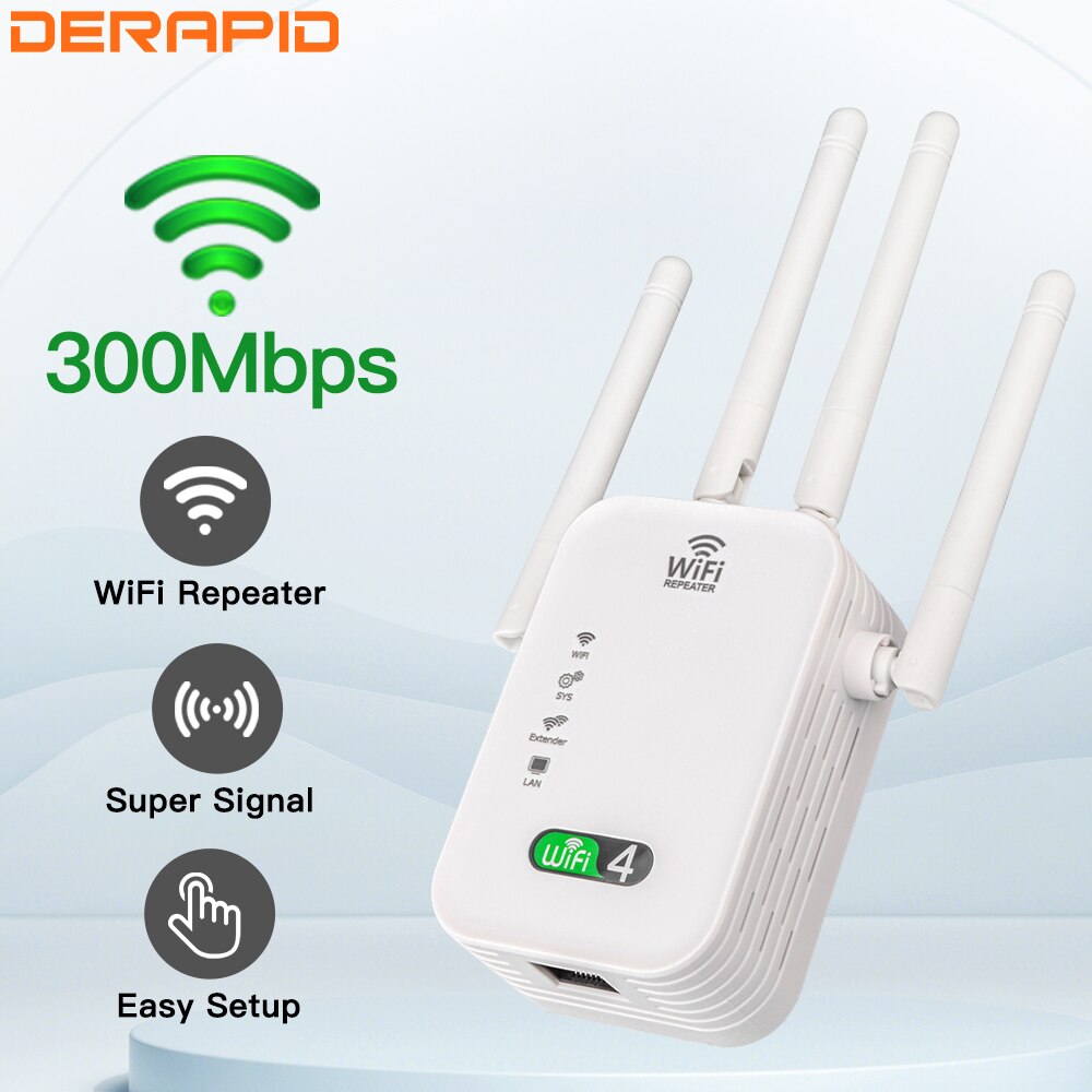 300M WIFi Repeater Wi-Fi Ampli - Smart Home X10 recension och pris