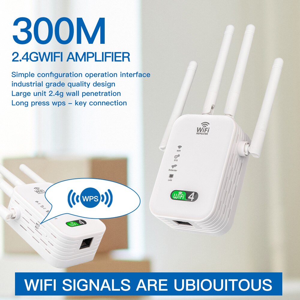 300M WIFi Repeater Wi-Fi Ampli - Smart Home X10 recension och pris