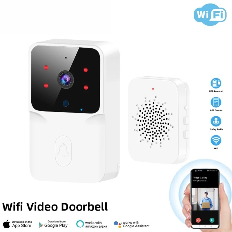 smart home Wifi Doorbell HD Ca - Smart Home Video Doorbell Enhanced Security With Smart Doorbell recension och pris