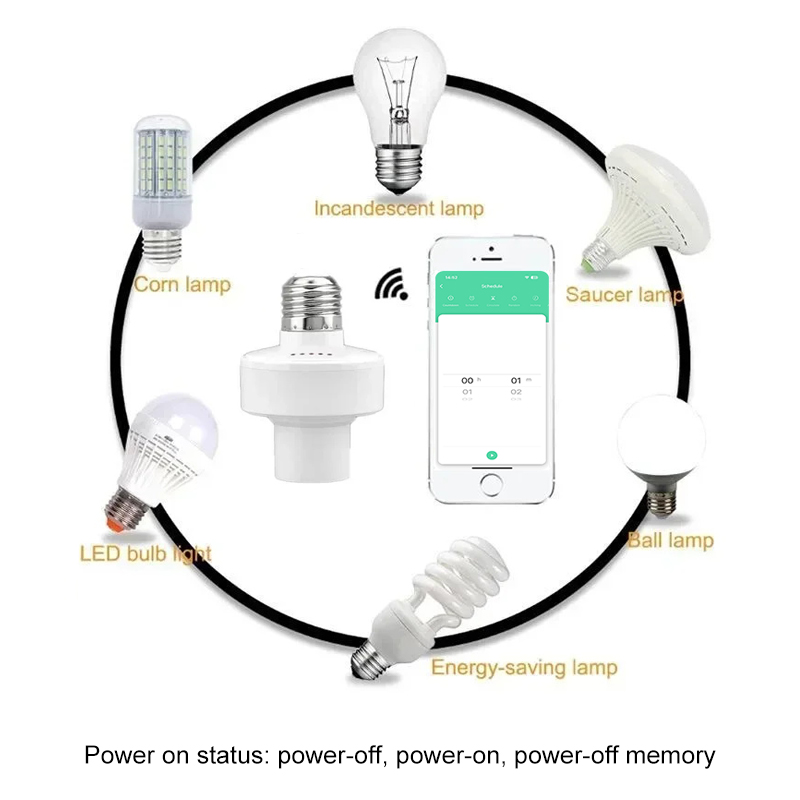 Tuya Smart E27 Socket Switch A - Smart Home Solution recension och pris