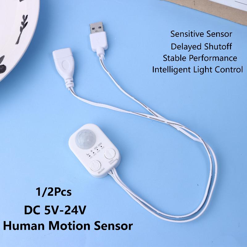 1/2Pcs DC 5V-24V USB PIR Human - Pir Motion Sensor recension och pris